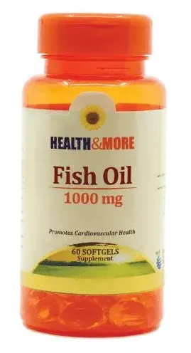 تصویر Fish Oil 1000 mg Health And More Softgel